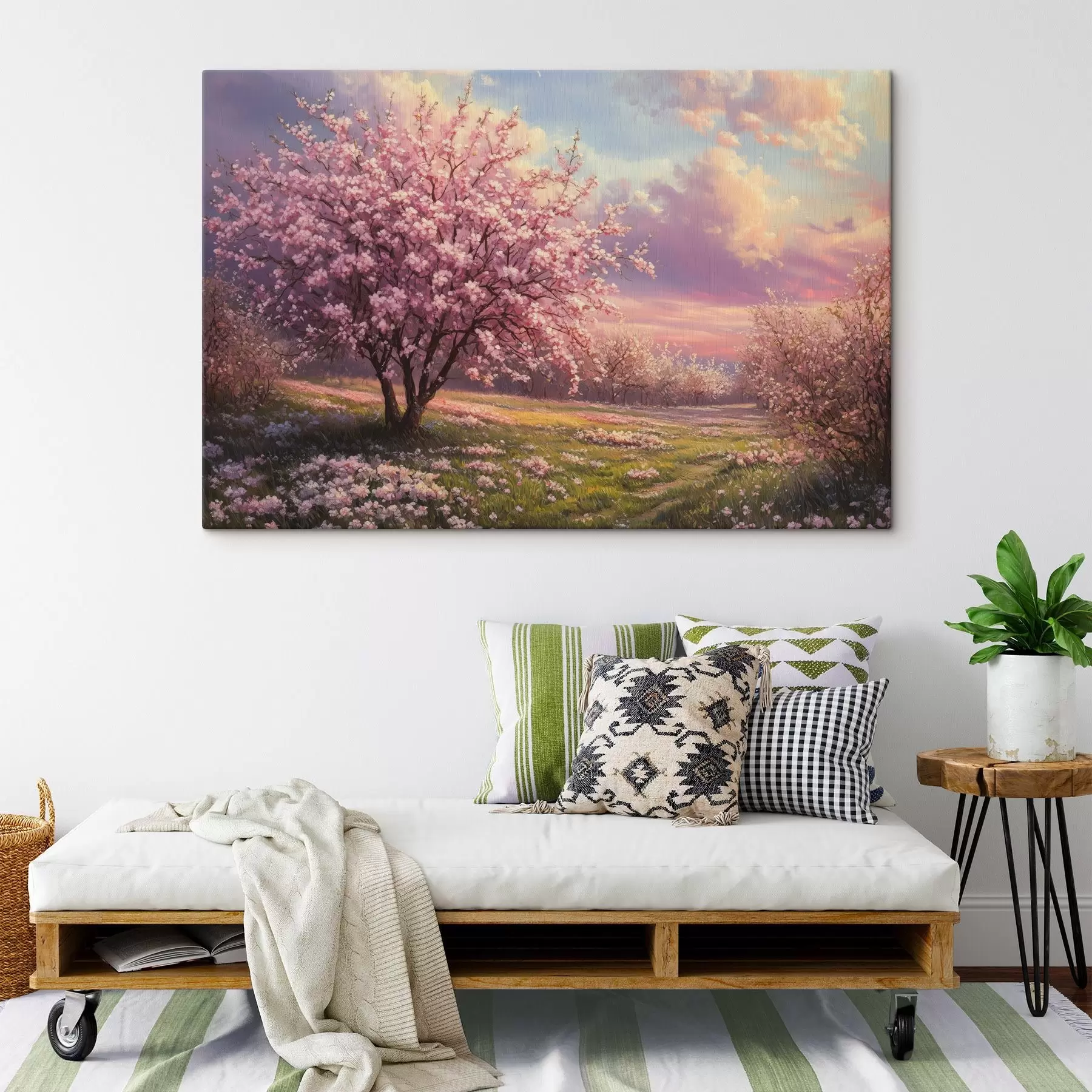 Paveikslėlis Žydintys rožiniai medžiai s44324