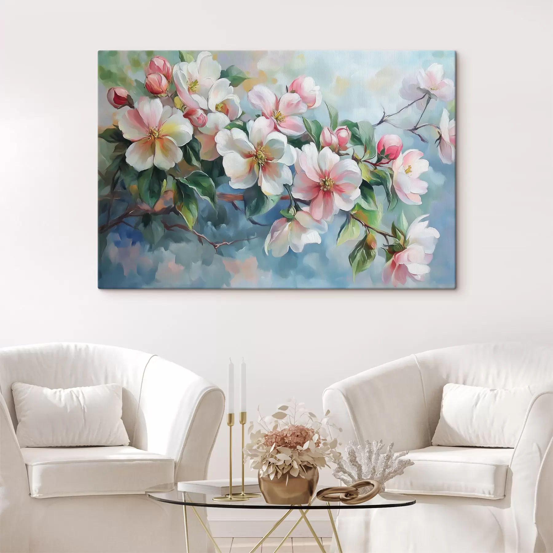 Paveikslėlis Šaka su gėlėmis s44328