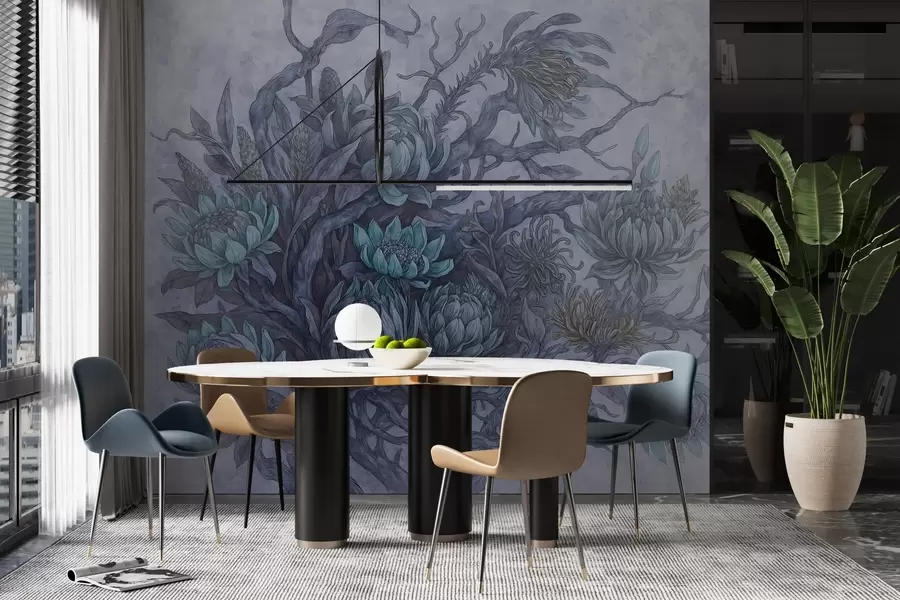 Fototapetai Įnoringos gėlės w03975v1