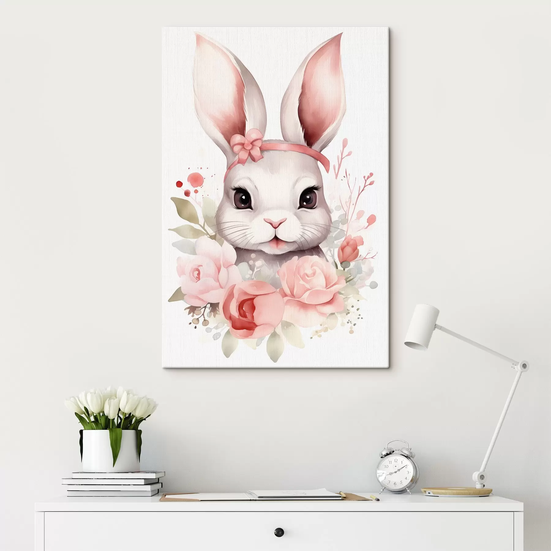 Fototapetai Akvarelinis kiškis s44387