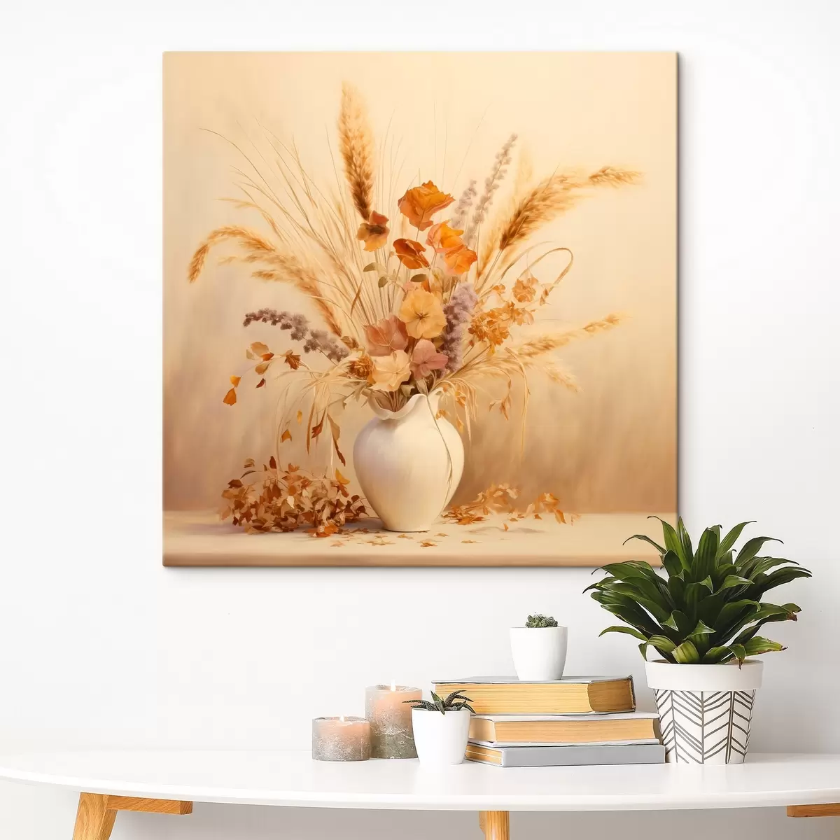 Paveikslėlis Pastelinė džiovintų gėlių simfonija s44336