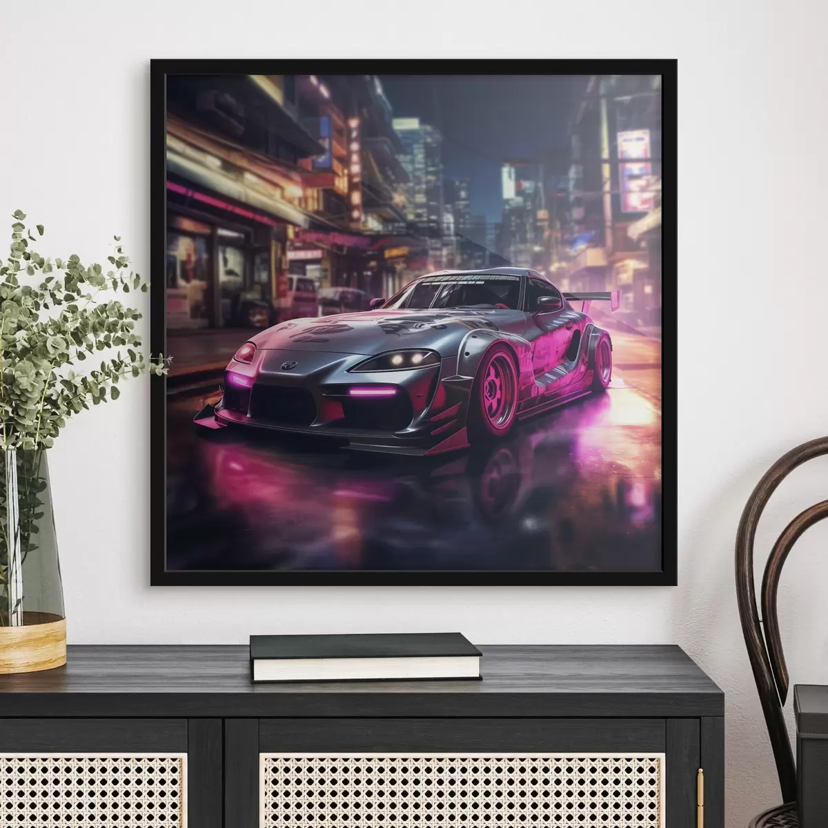 Plakatas Supra: Greičio evoliucija neoninėje migloje f44343