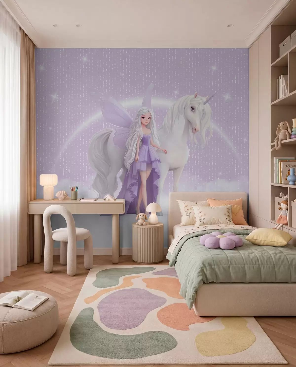 Fototapetai Vienaragis žvaigždžių šviesoje w03527
