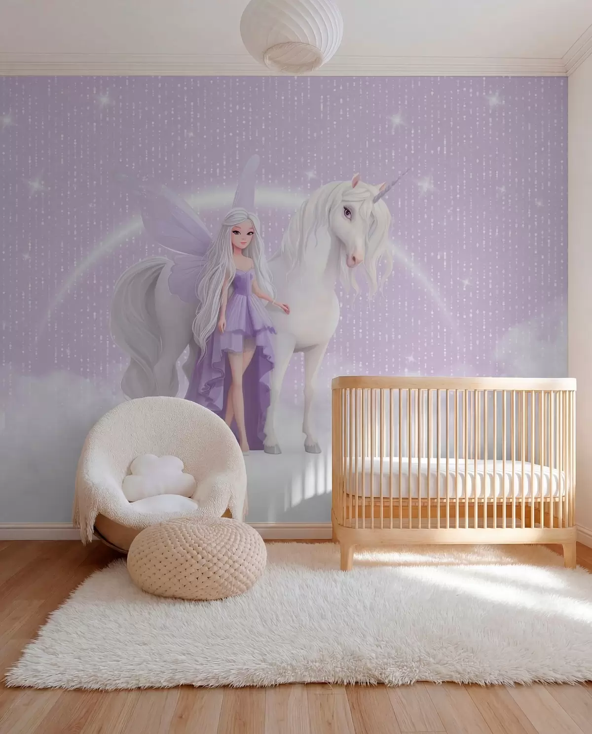 Fototapetai Vienaragis žvaigždžių šviesoje w03527