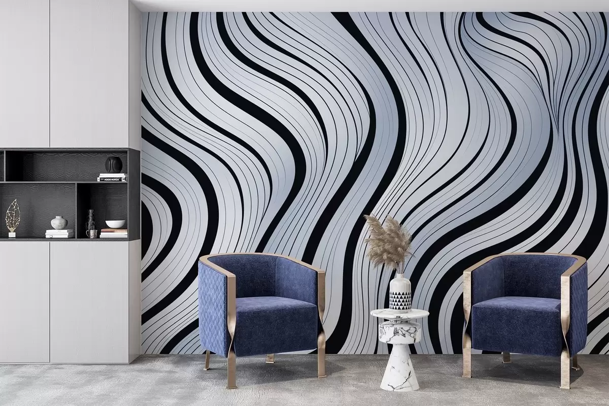 Fototapetai Abstrakčios bangos w04022v1