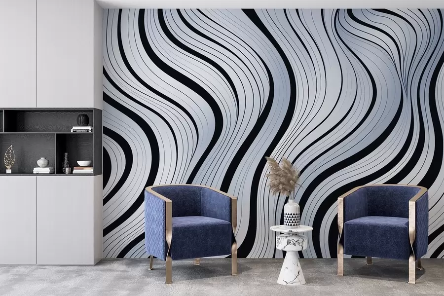 Fototapetai Abstrakčios bangos w04022v1