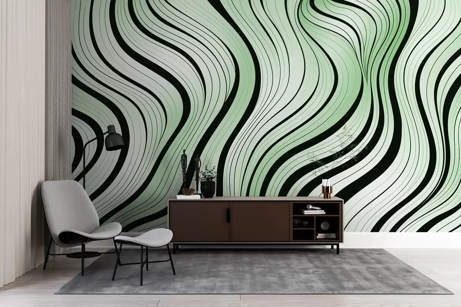 Fototapetai Abstrakčios bangos w04022v3