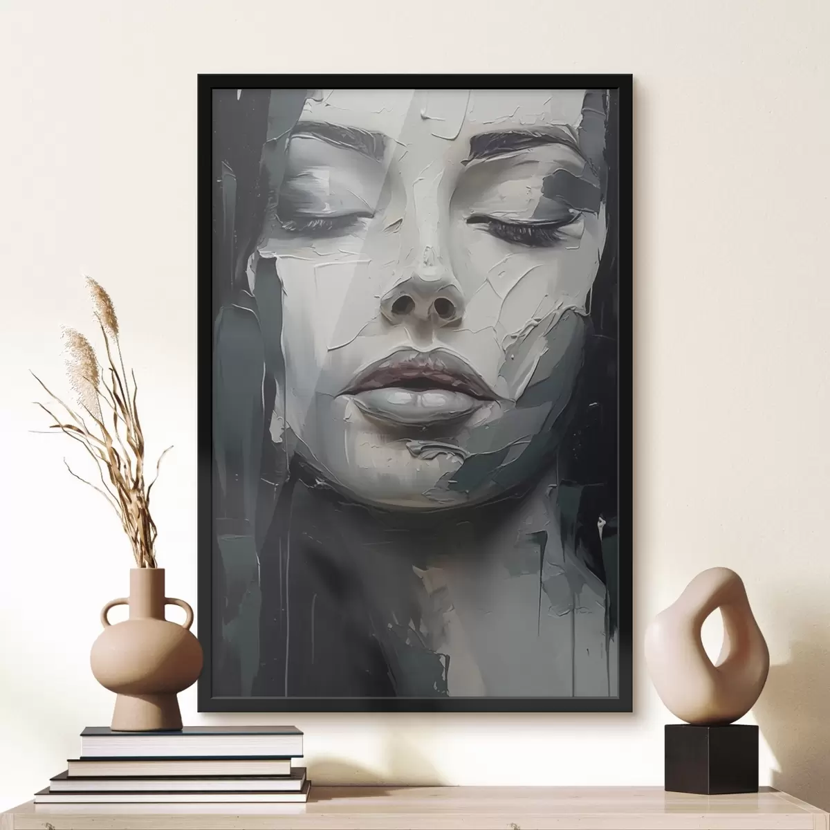 Plakatas Moters veidas f44484