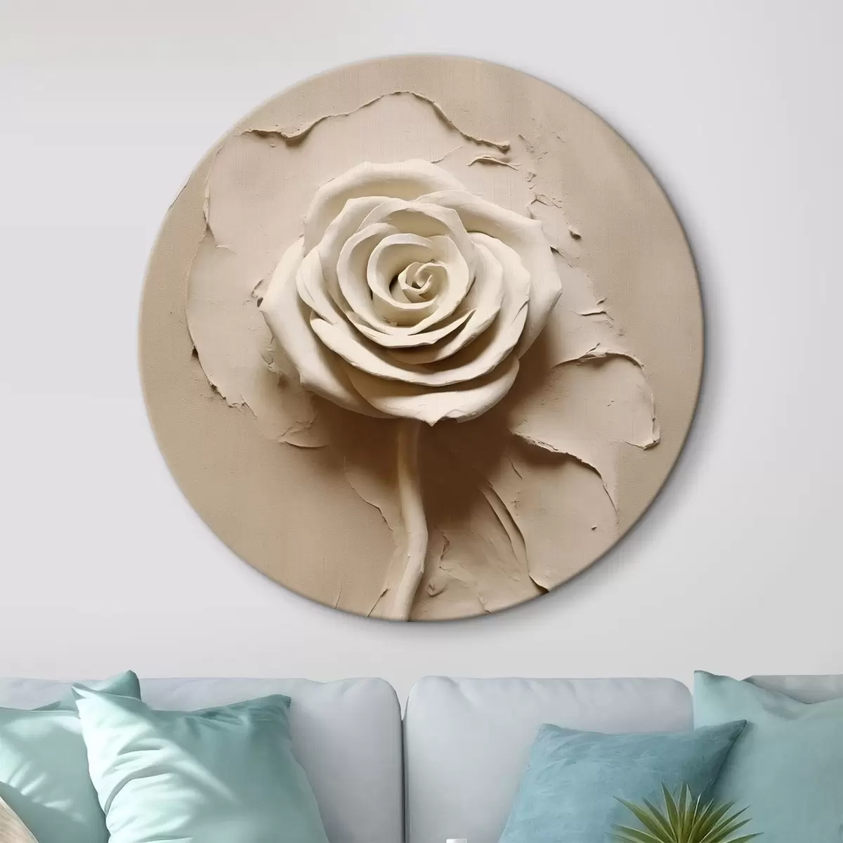 Apvalūs paveikslai Rožė r44489