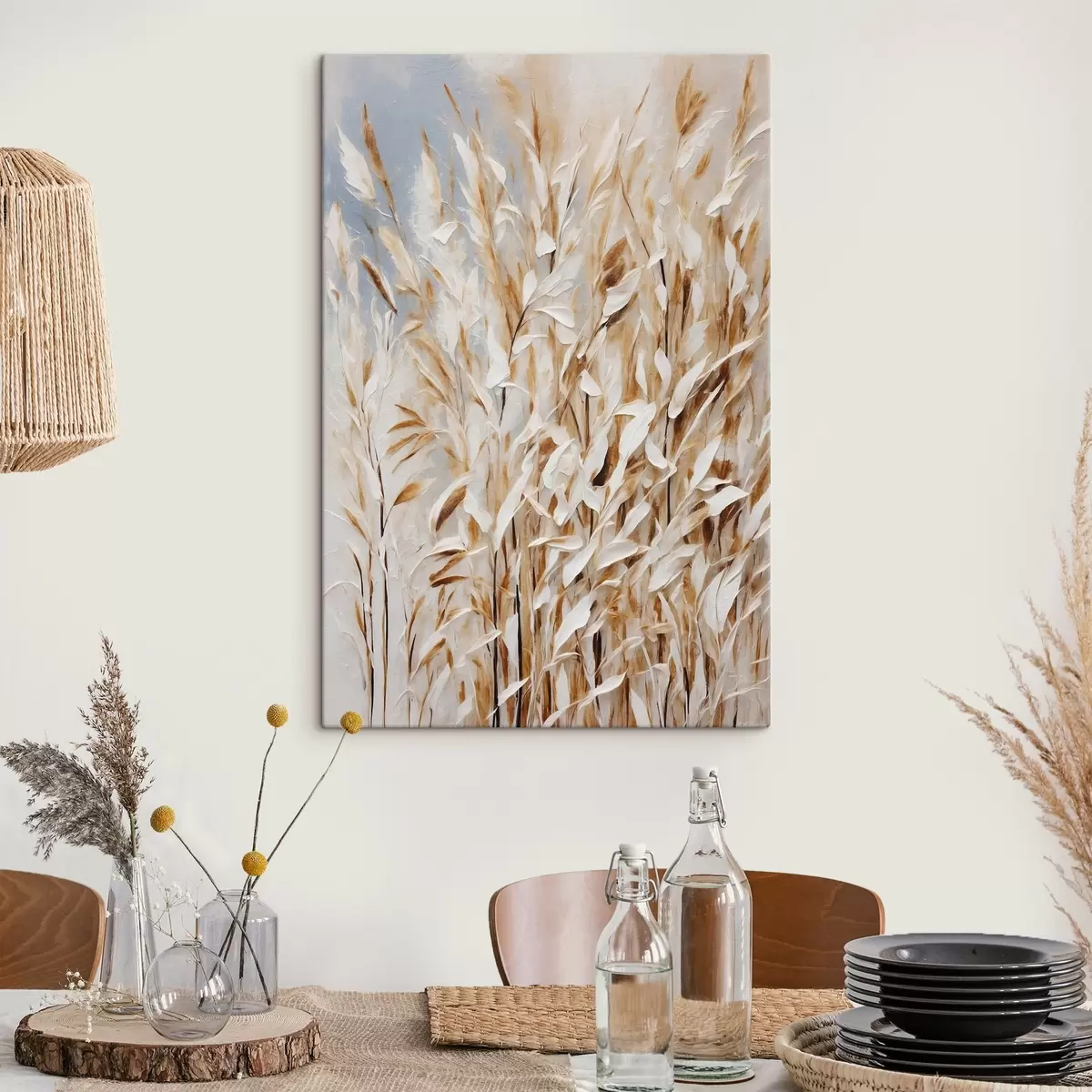 Paveikslėlis Abstraktūs kviečiai akrilo tapybos stiliumi s44467