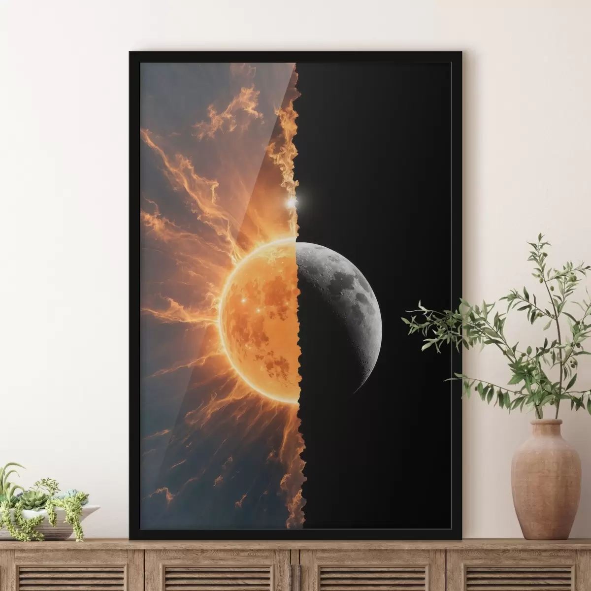 Plakatas Dvi mėnulio fazės f44429