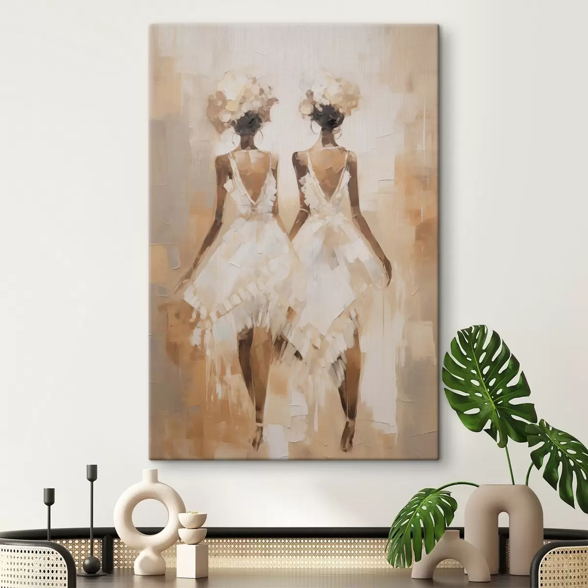 Paveikslėlis Abstrakti mergaičių tapybos imitacija s44517