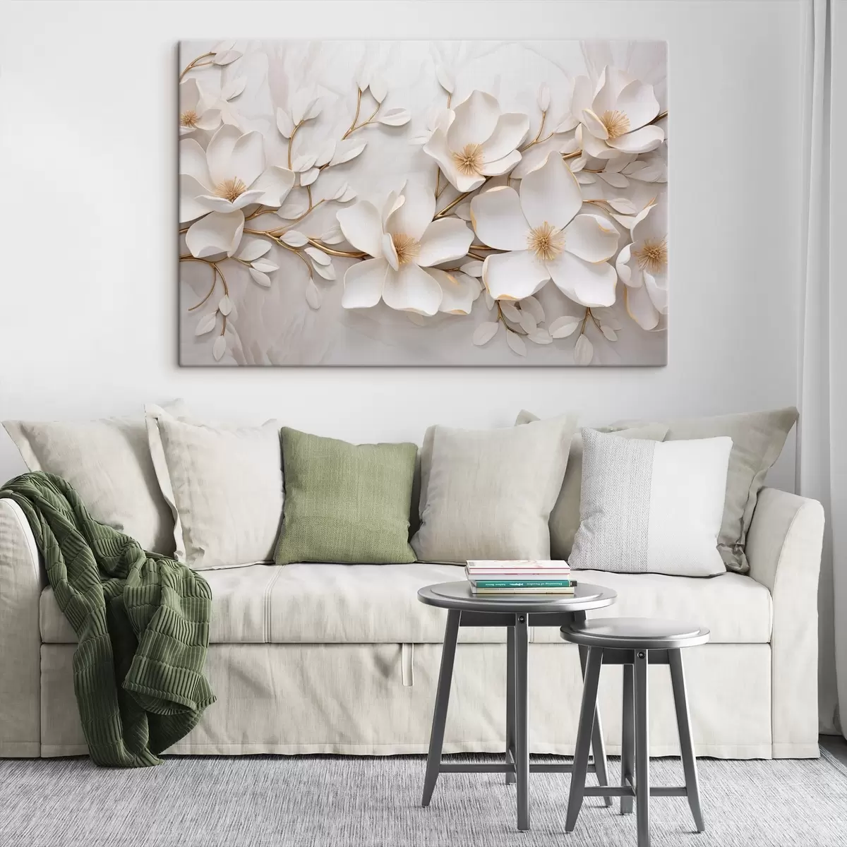 Paveikslėlis Baltos gėlės s44547