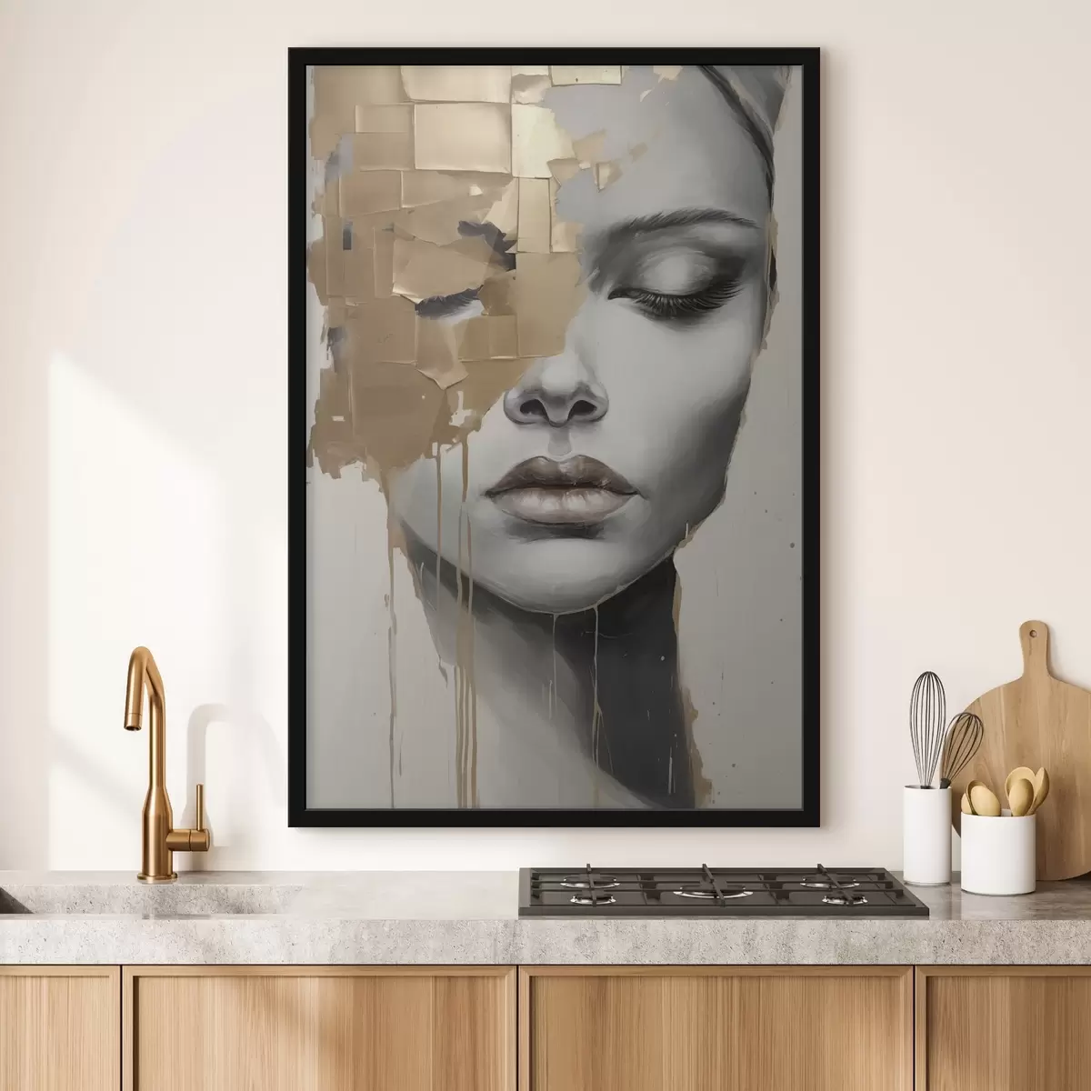 Plakatas Abstraktus veido vaizdas f44570