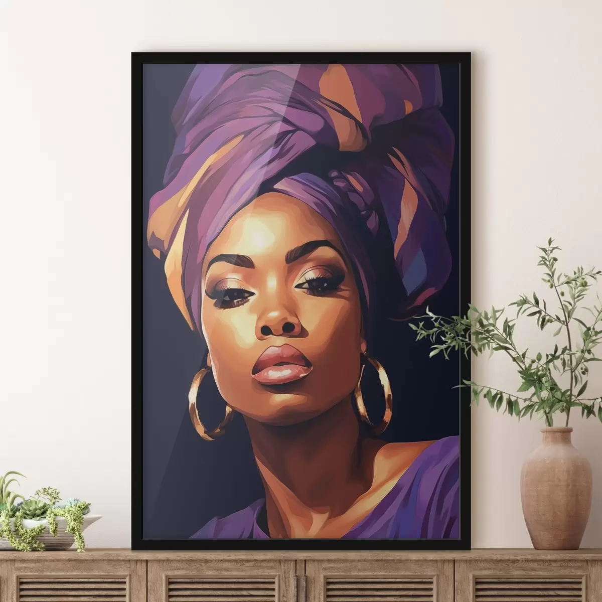 Plakatas Mergaitės portretas f44571