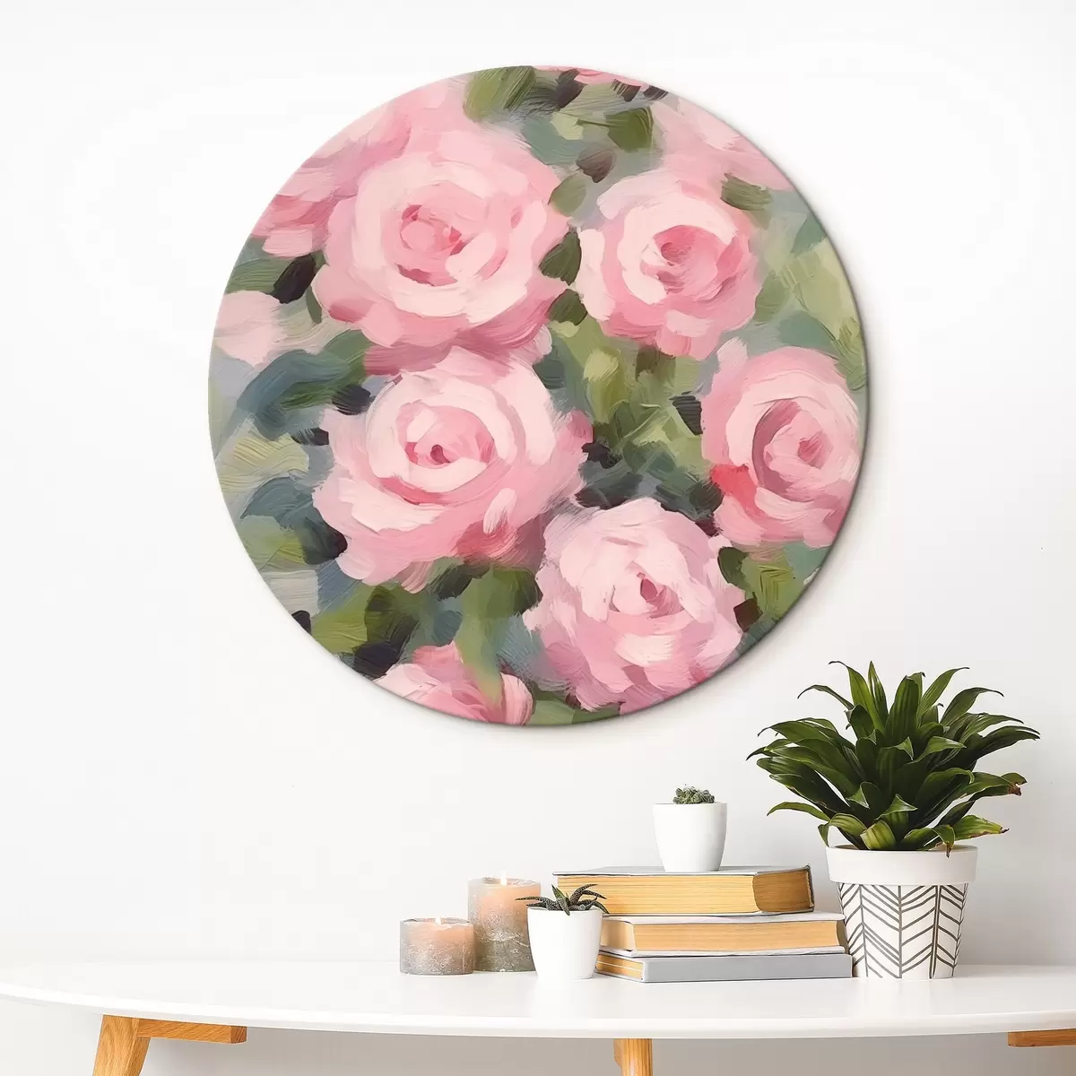 Apvalūs paveikslai Rožės r44569