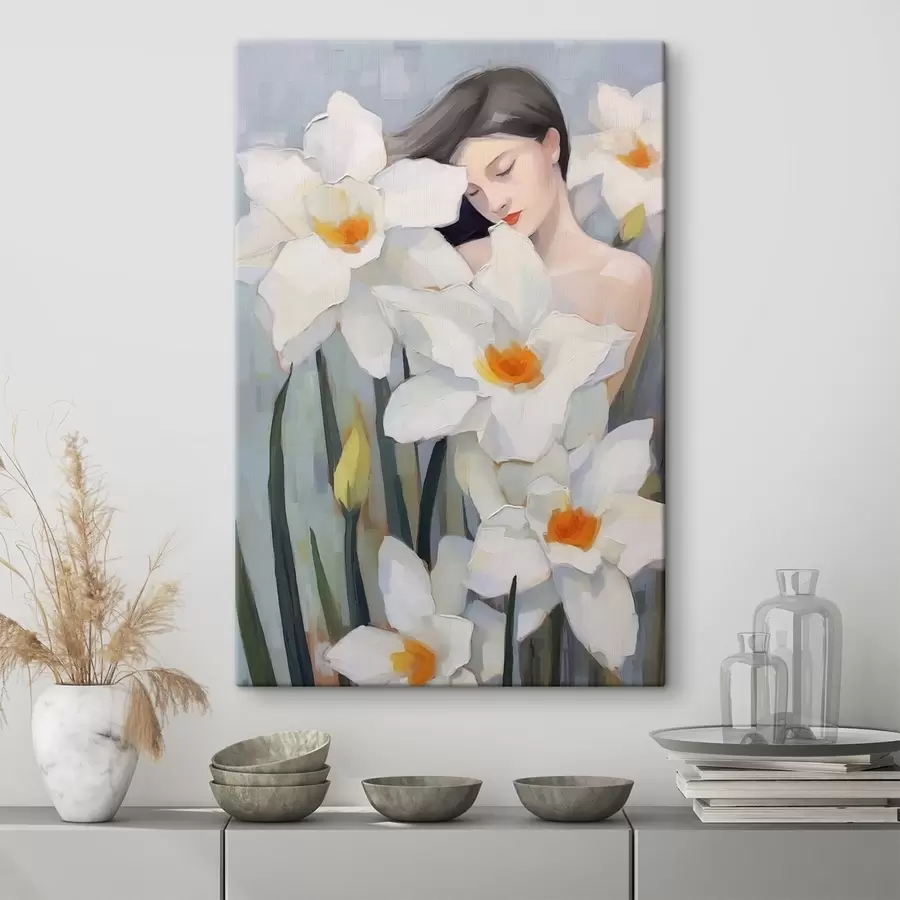 Paveikslėlis Mergaitė su narcizais s44594