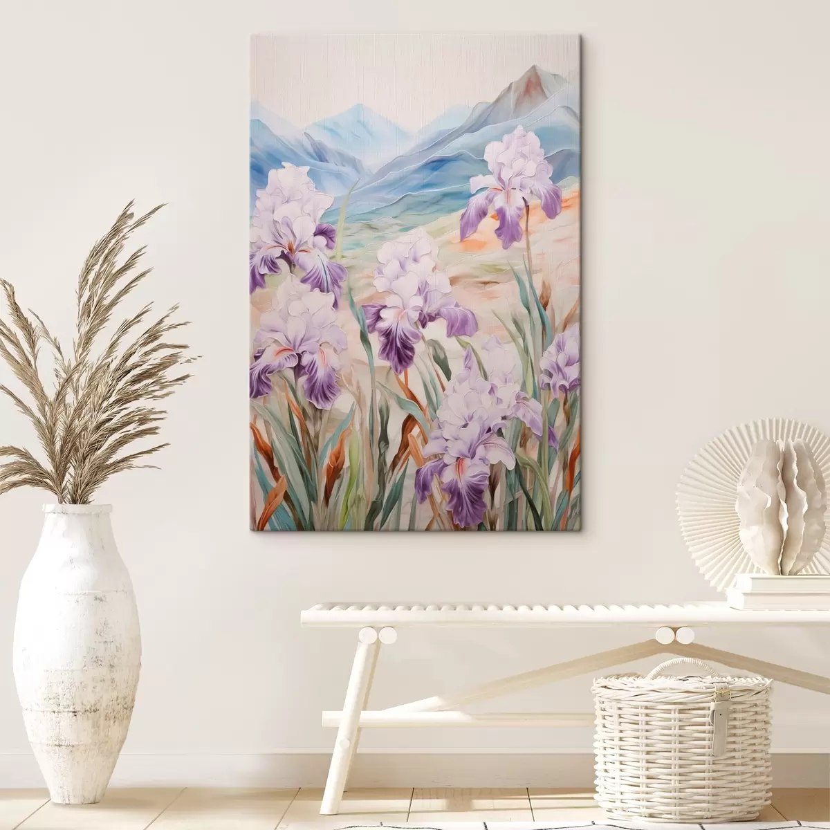 Paveikslėlis Irisai kalnų fone s44599