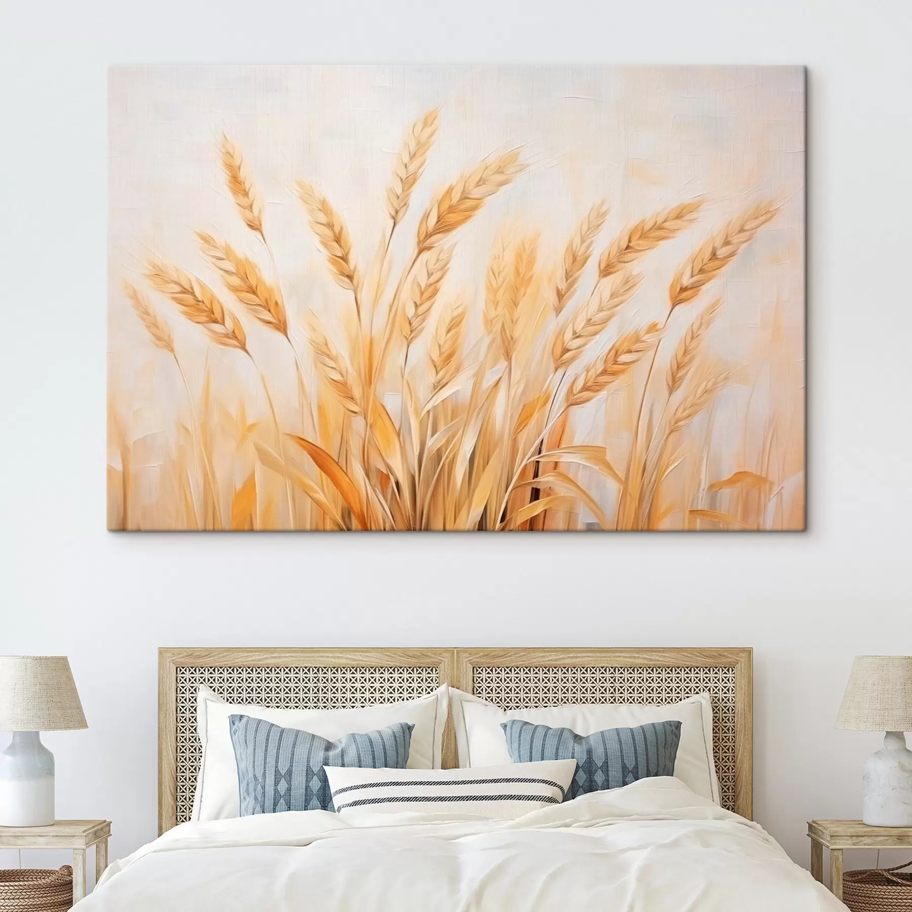 Fototapetai Kviečių ausų imitacijos tapyba s44642