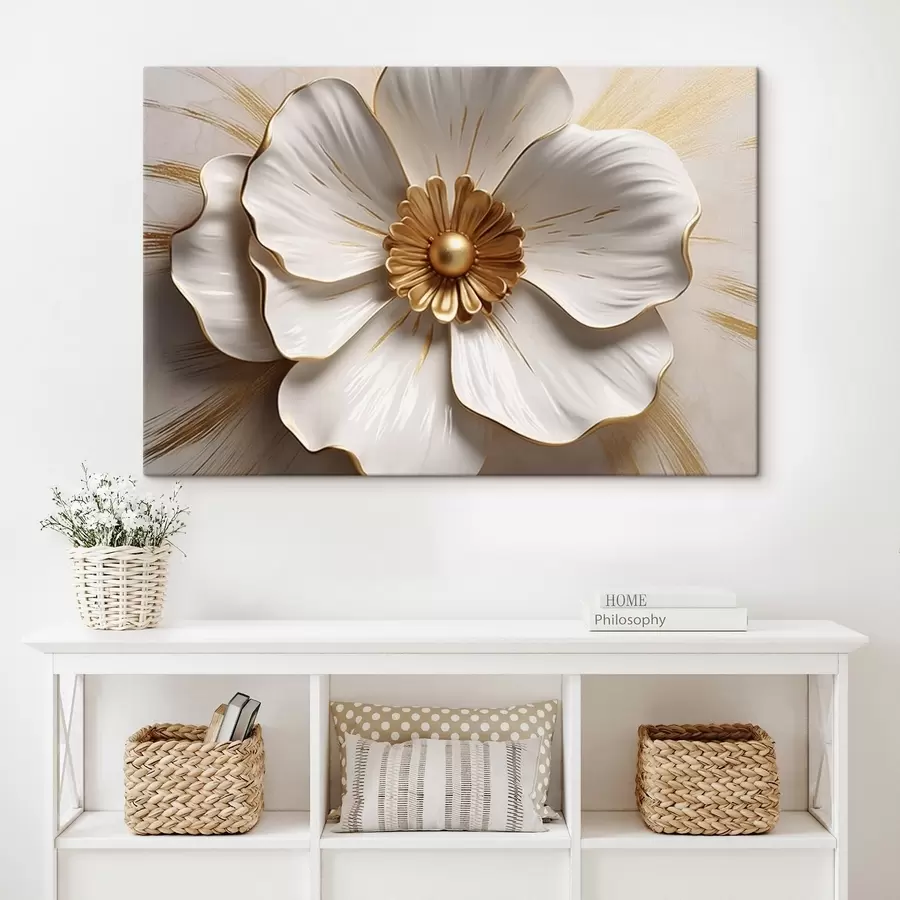 Paveikslėlis Gėlė su tūriniais žiedlapiais s44631