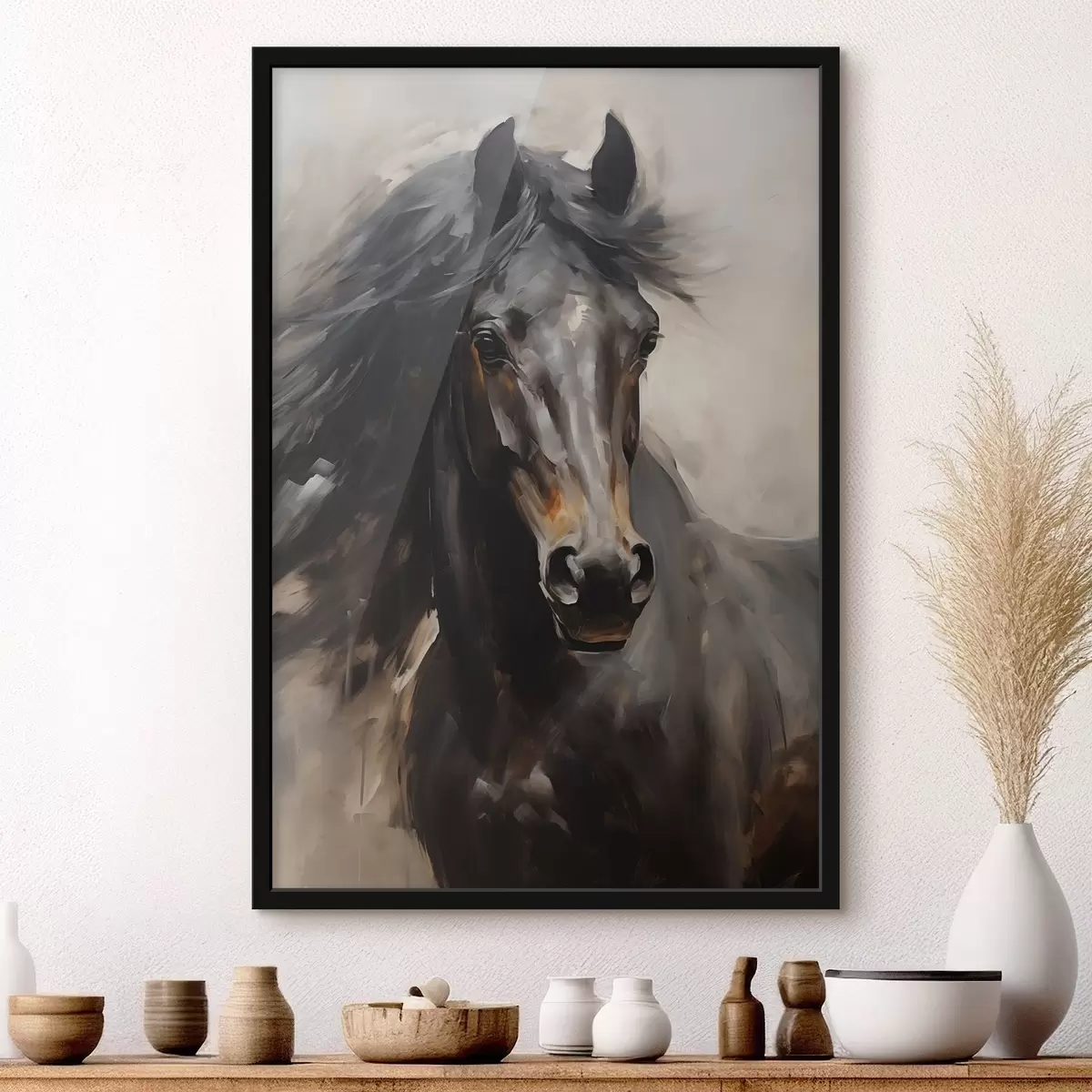 Plakatas Juodasis arklys f44662