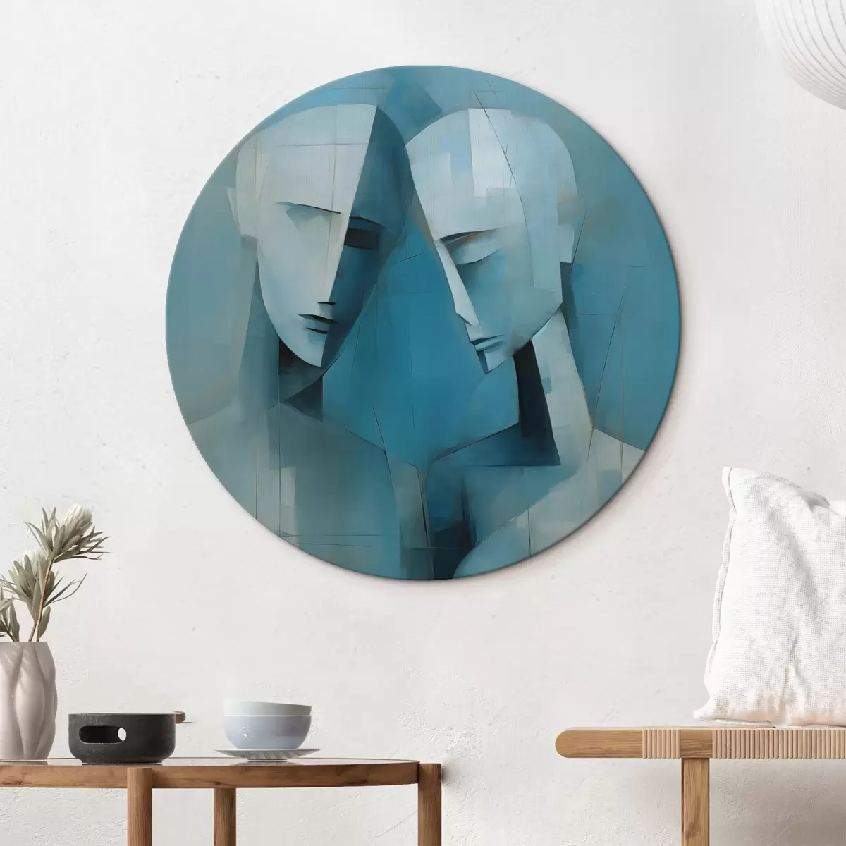 Apvalūs paveikslai Geometrijos pora r44672