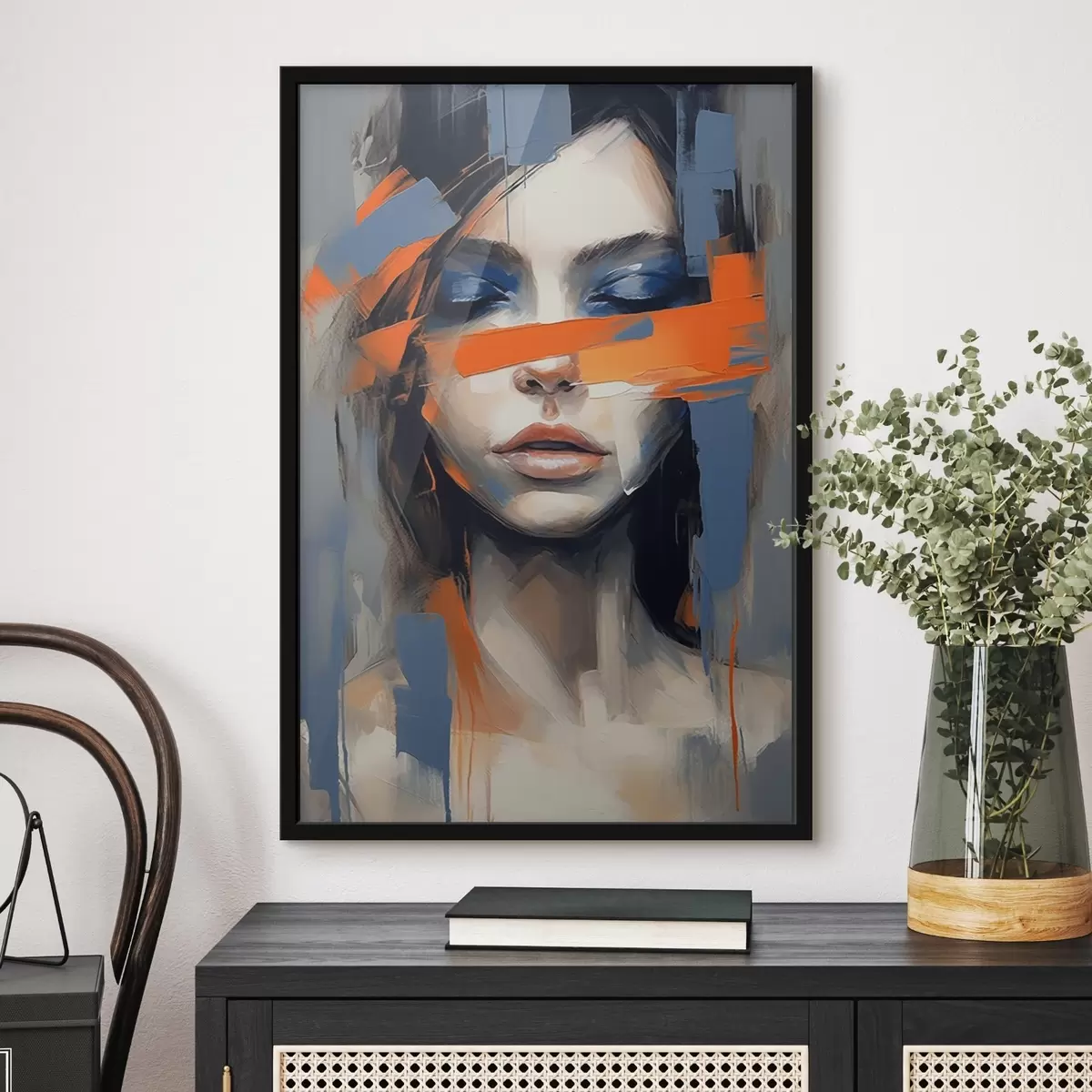 Plakatas Moters veidas f44686