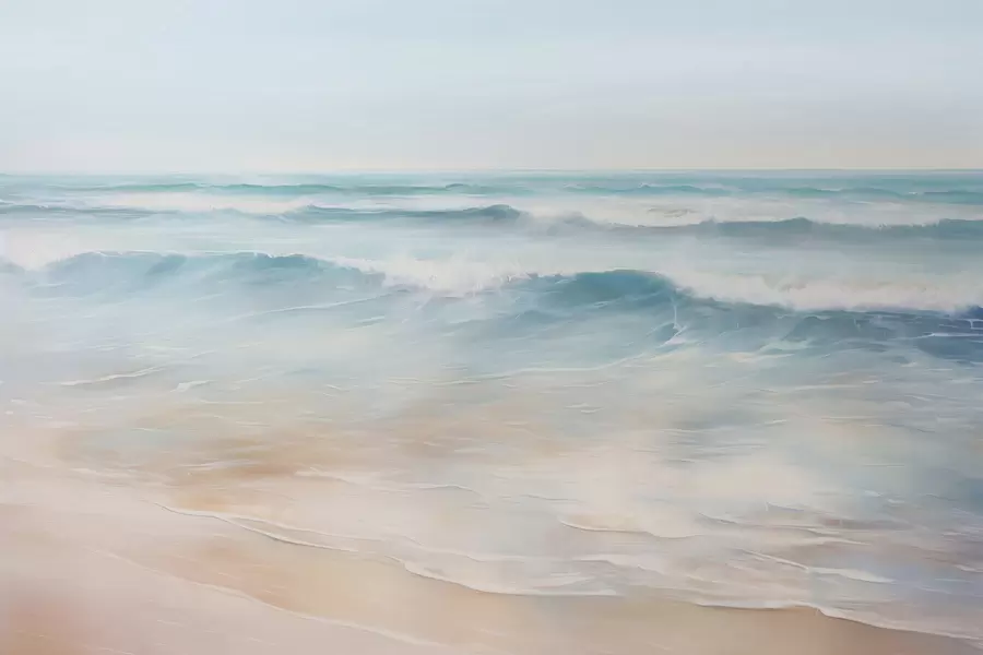 Fototapetai Jūros peizažo imitacijos tapyba w04103