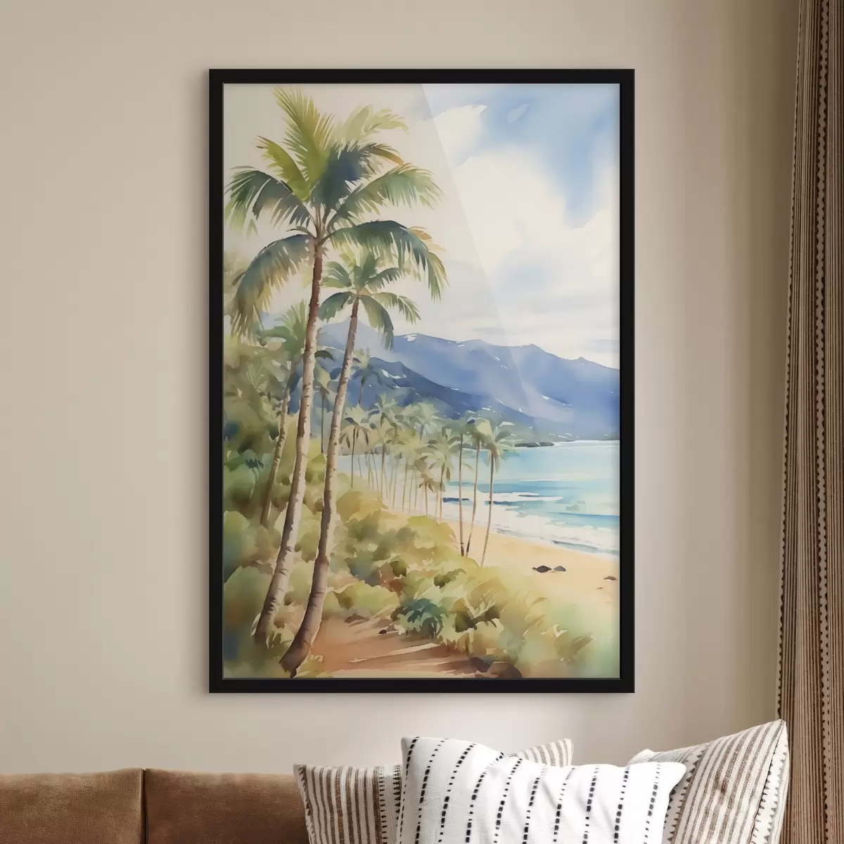 Plakatas Palmės prie jūros f44701
