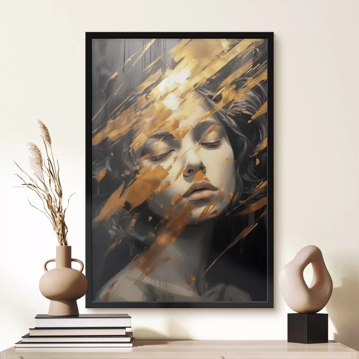 Plakatas Abstraktus portretas f44703