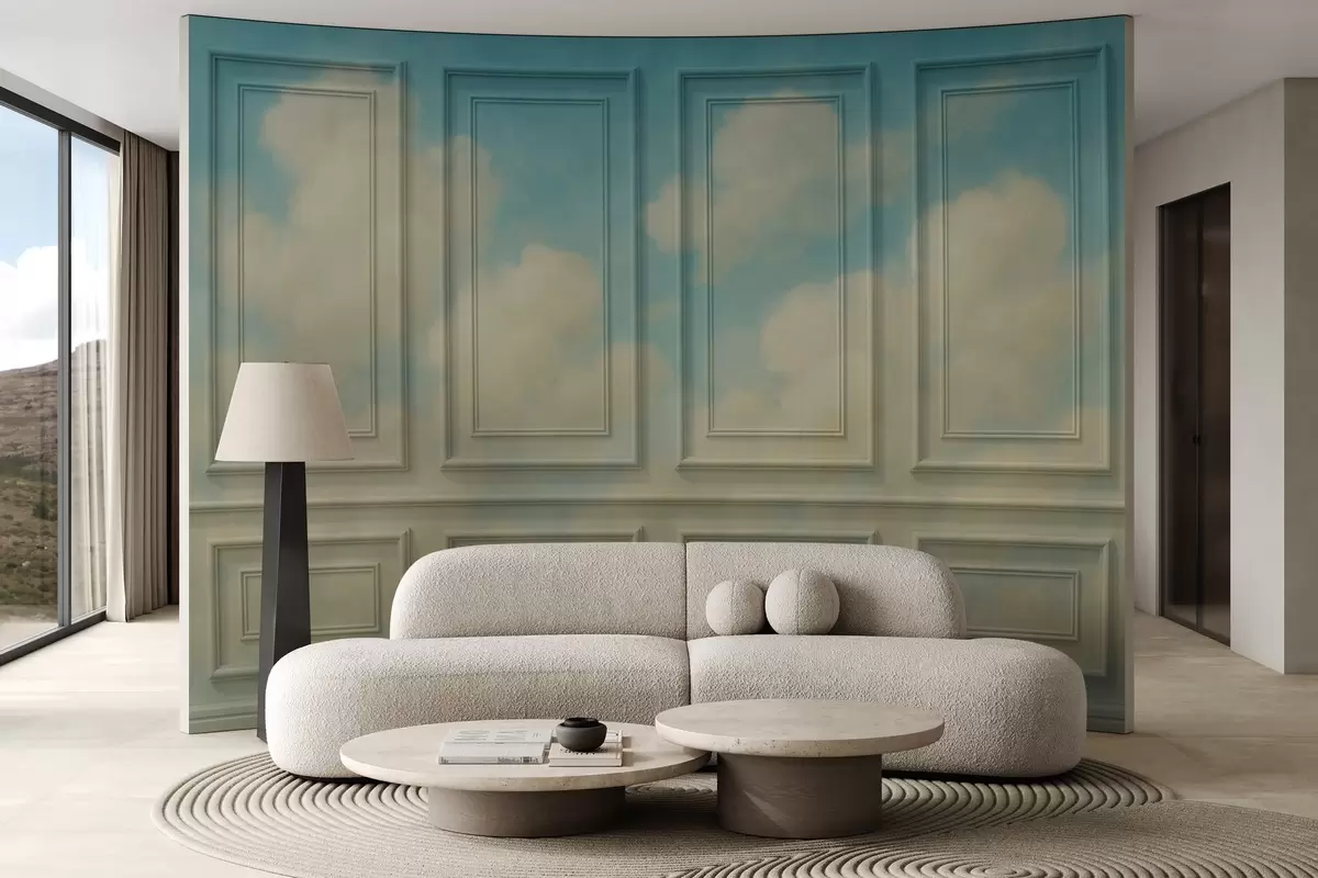 Fototapetai Liejimo imitacija su erdviais debesimis w04110