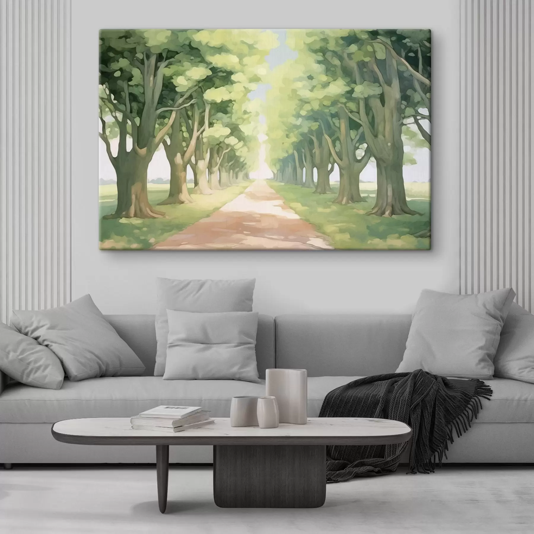 Paveikslėlis Medžių alėja palei kelią s44727