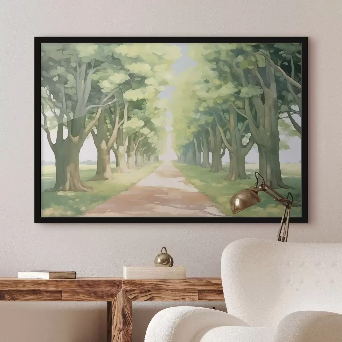 Plakatas Medžių alėja palei kelią f44727