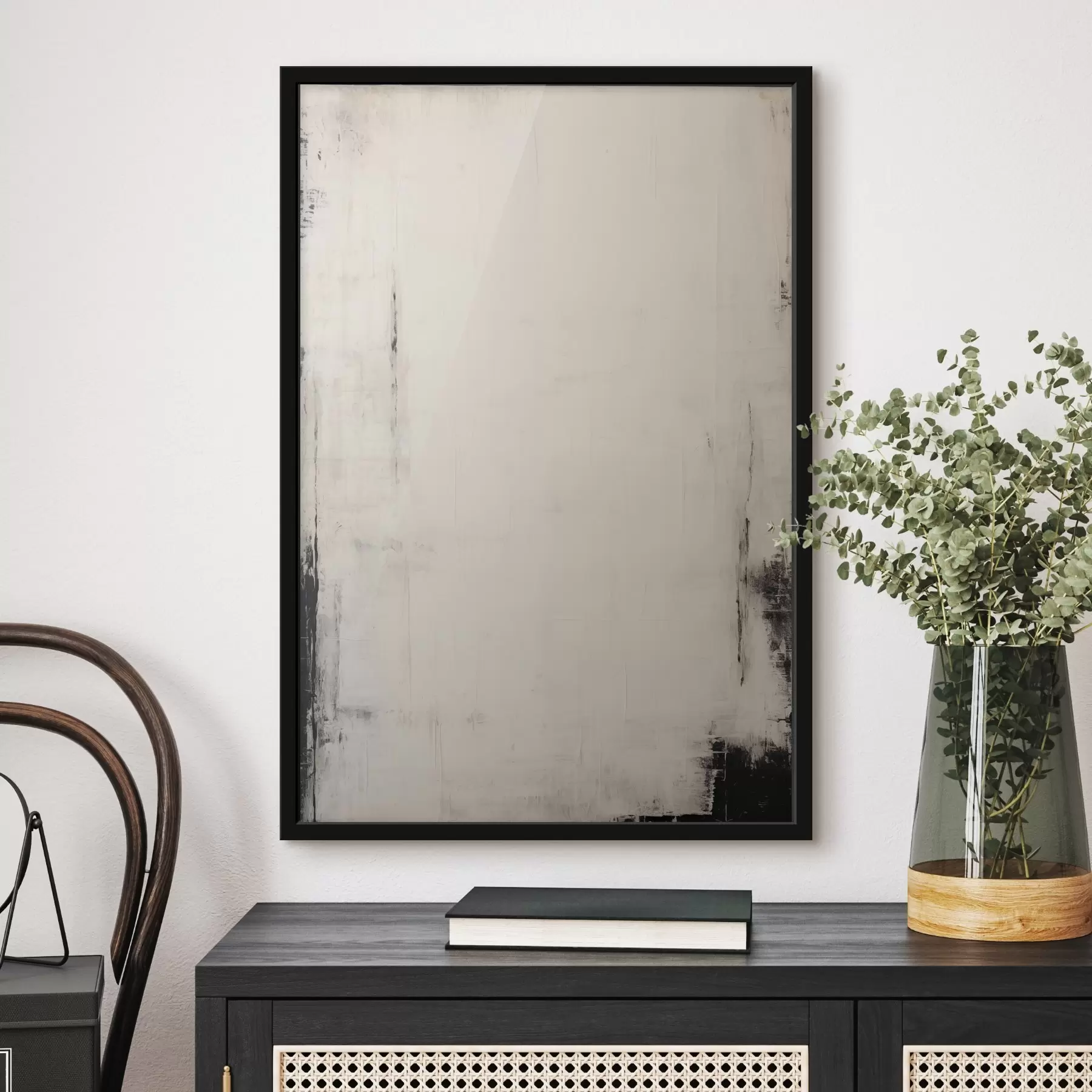 Fototapetai Šviesus fonas su tamsiais brūkšniais f44741