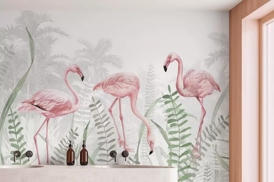 Fototapetai Flamingo w04122v1
