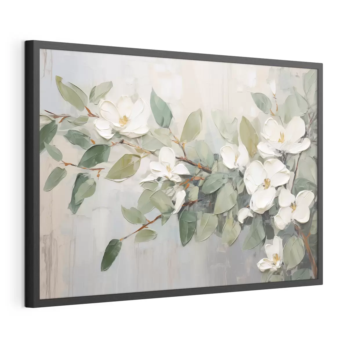 Plakatas Magnolija švelnioje žalumoje f44853