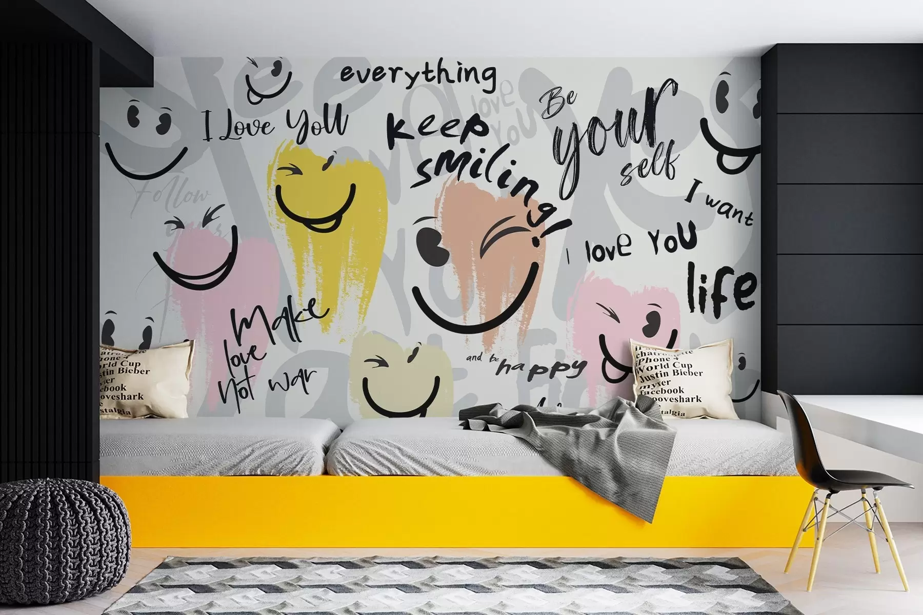 Fototapetai Emocijos ir užrašai w04174