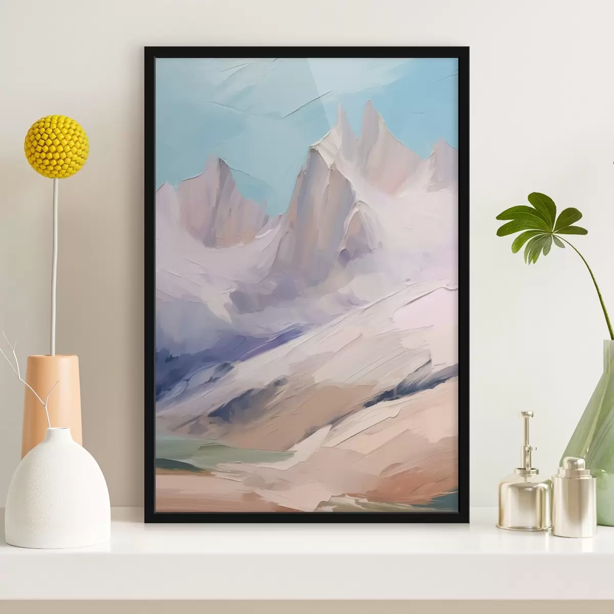 Plakatas Abstraktus kalnų kraštovaizdis f44827