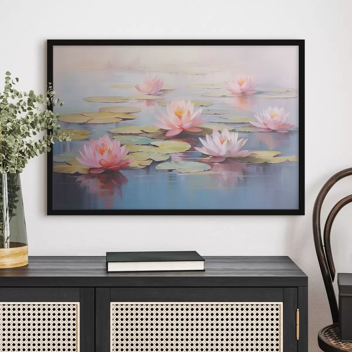 Plakatas Lotosai ant vandens f44909