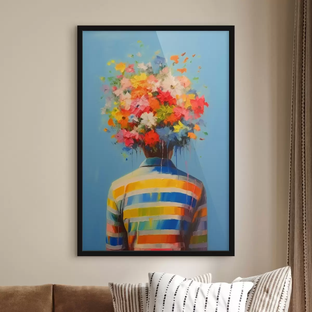Plakatas Spalvotos mintys f44919