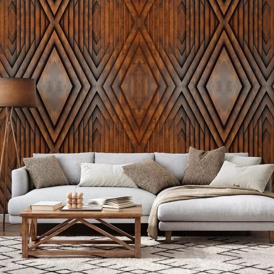 Fototapetai medinių plokščių imitacija w04168v1