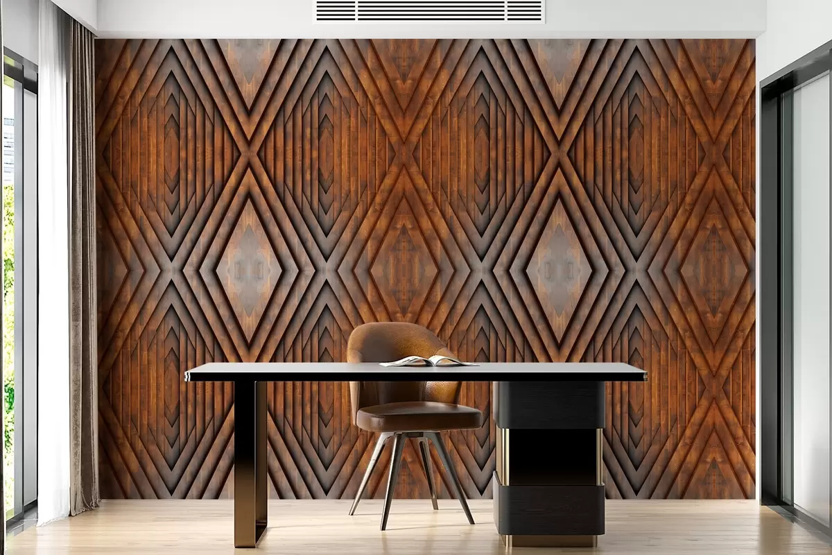 Fototapetai medinių plokščių imitacija w04168v1