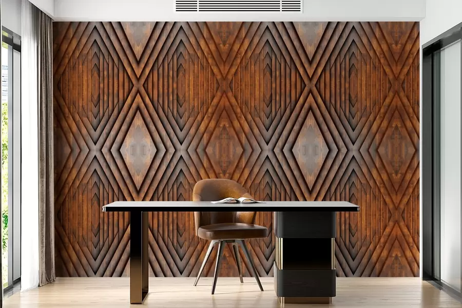 Fototapetai medinių plokščių imitacija w04168v1