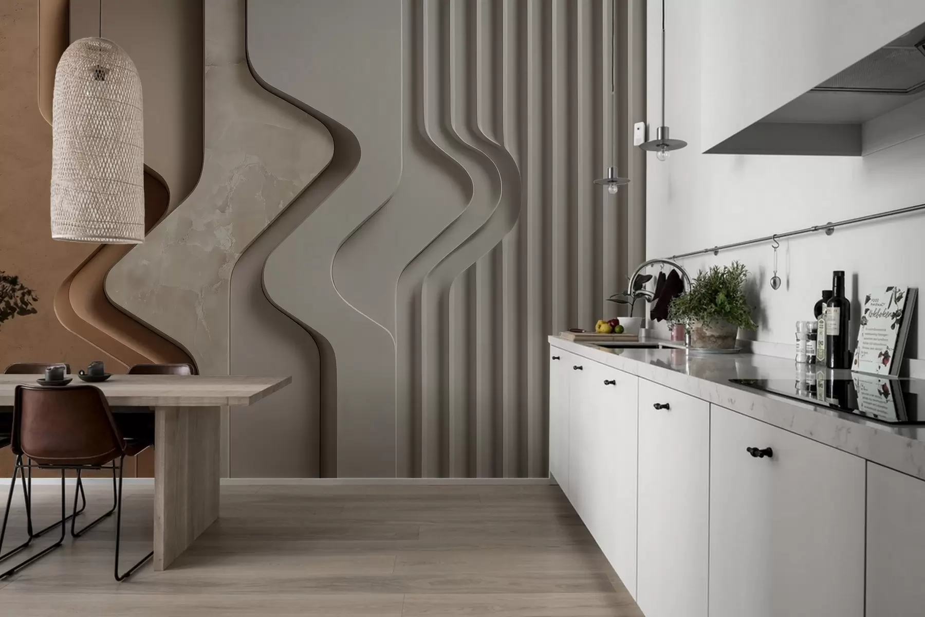 Fototapetai Tekstūrinės iliuzijos w04188