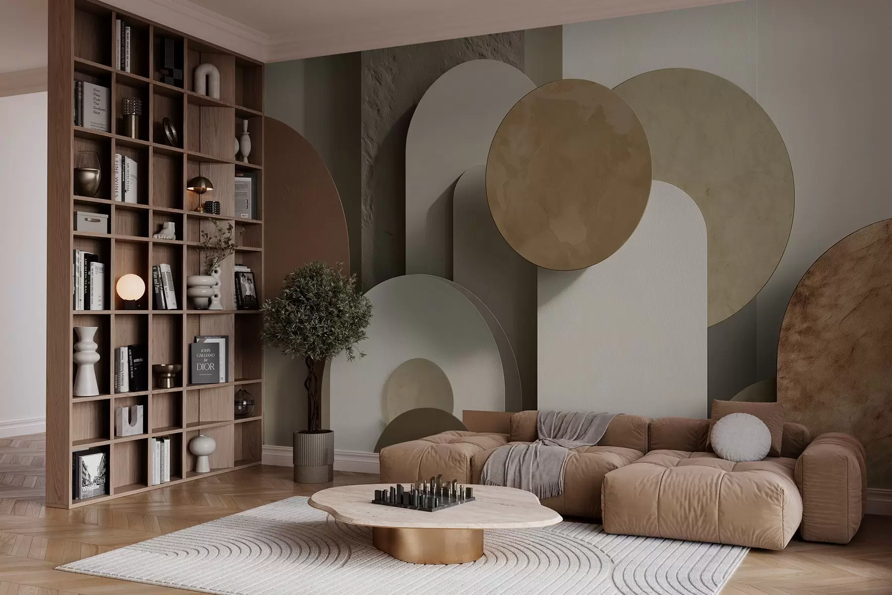 Fototapetai geometrija su tūrio modeliavimu w04208