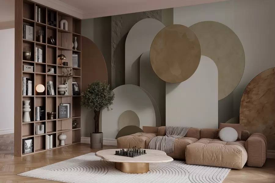 Fototapetai geometrija su tūrio modeliavimu w04208