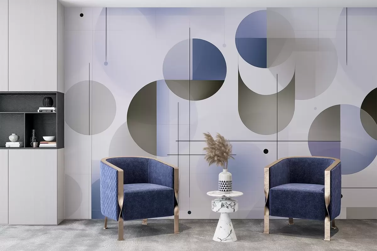 Fototapetai Geometrinės abstrakčios formos w04220v1