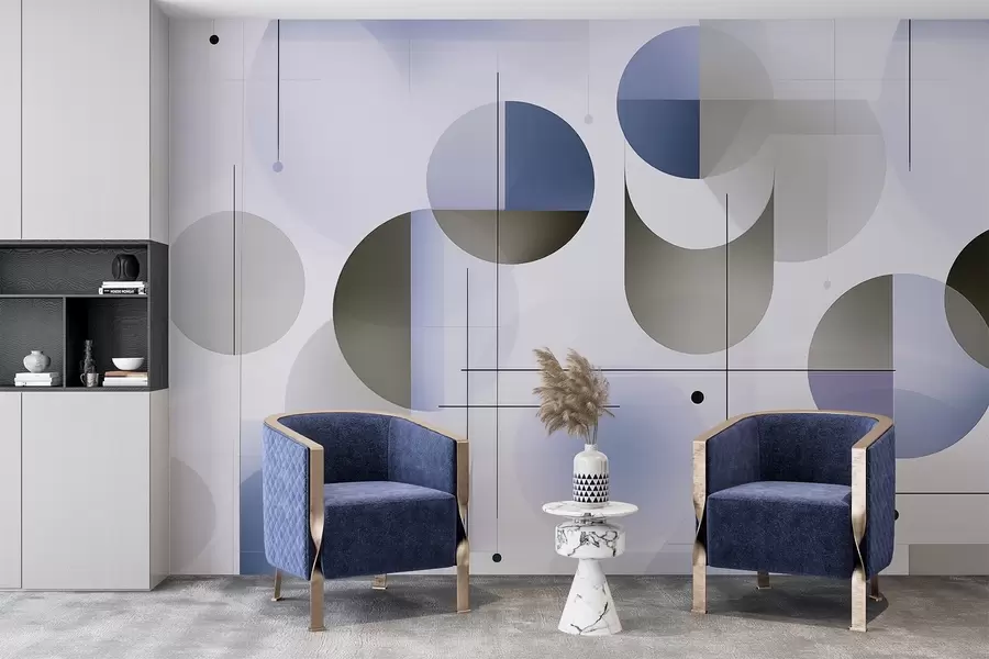 Fototapetai Geometrinės abstrakčios formos w04220v1