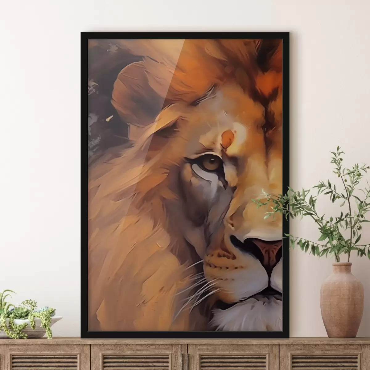 Plakatas Lion f44996