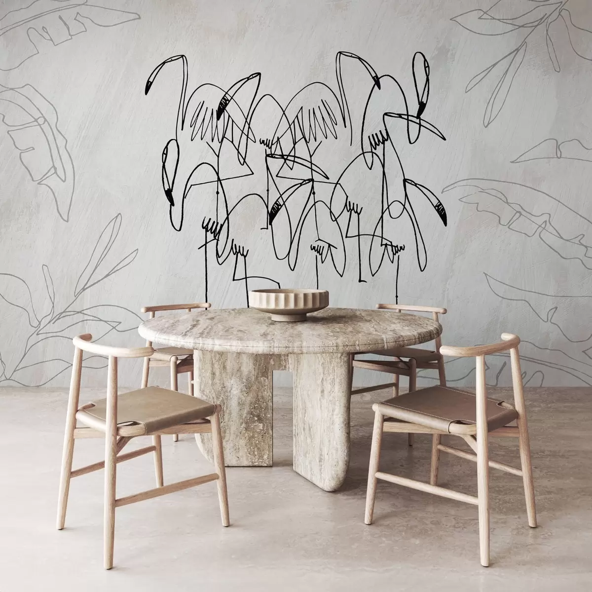 Fototapetai Flamingo w04233